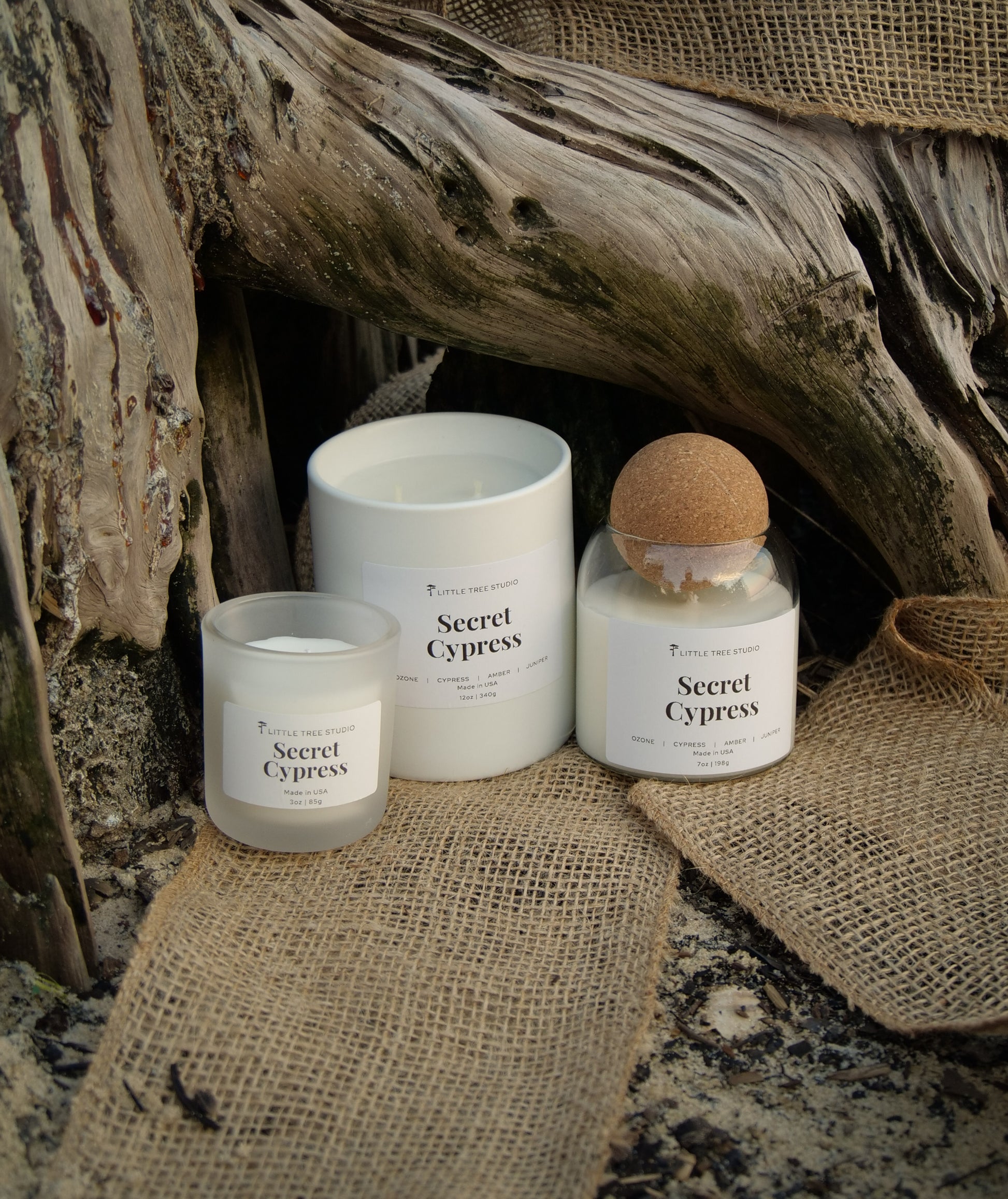Secret Cypress Candle